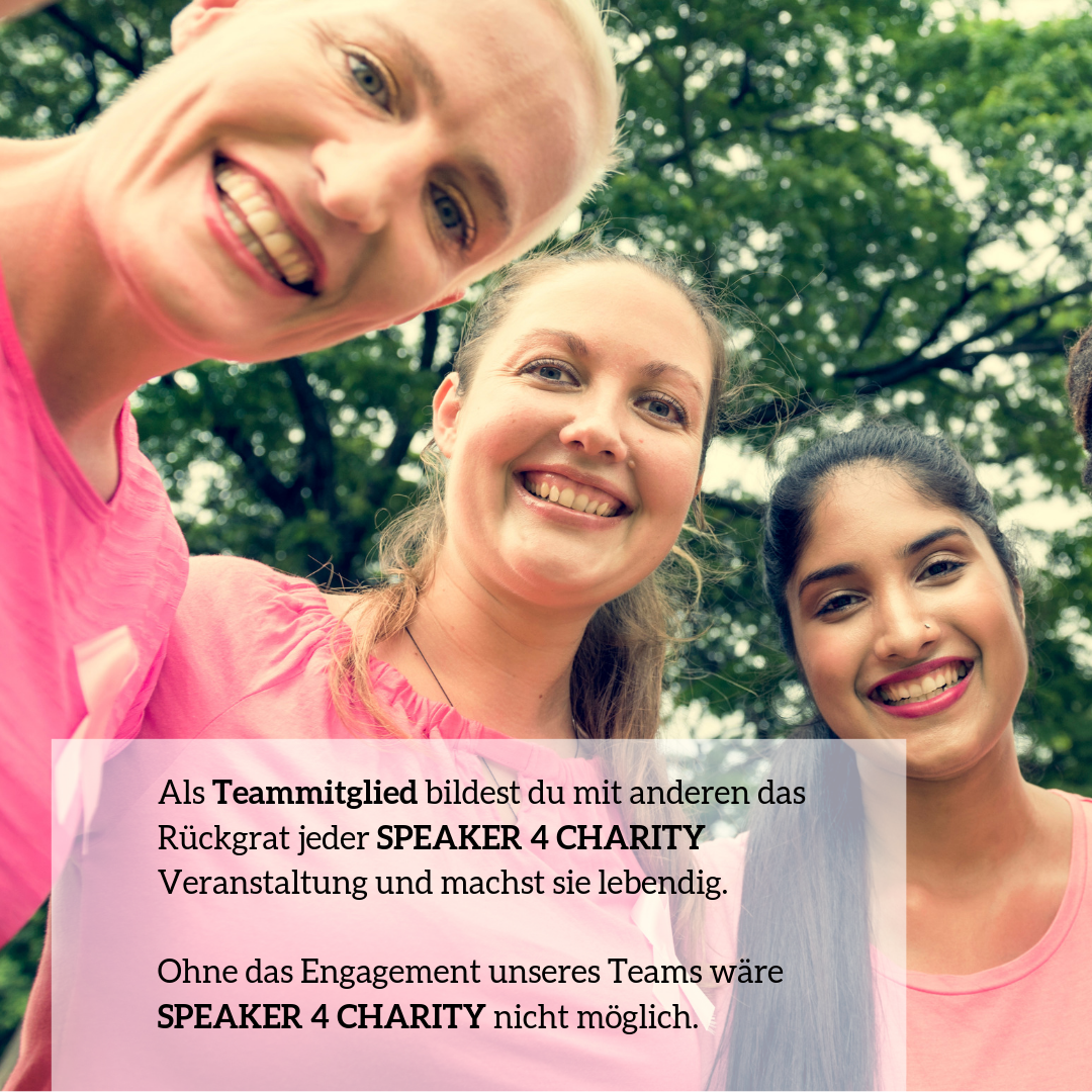 Speaker 4 Charity Team #leben- mach mit